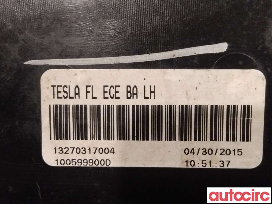 Tåkelykt venstre foran til Tesla Model S 2013-2016 (Fase 1)  (TESLA|1005999-00-D)