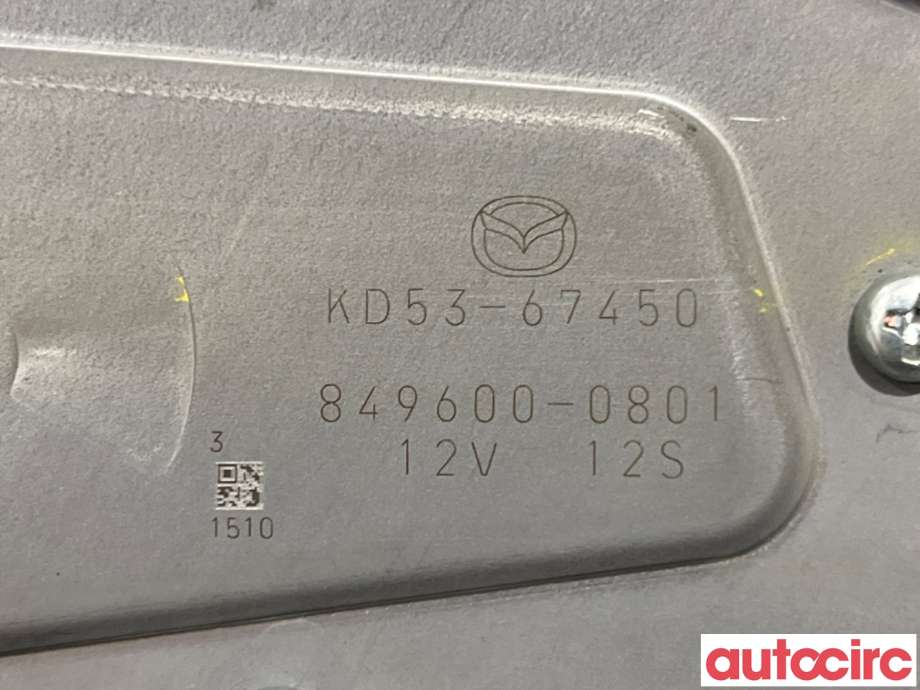 Viskermotor bakrute til Mazda CX-5 2012-2017 (Type I)  (MAZDA|KD53-67-450|849600-0801|KD53-67450)