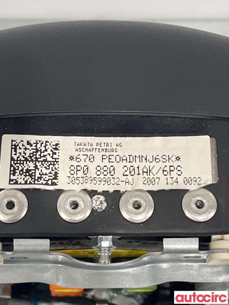 Airbag rattpute til Audi A3 2003-2008 (Type II, Fase 1) (AUDI|8P0880201AJ|)
