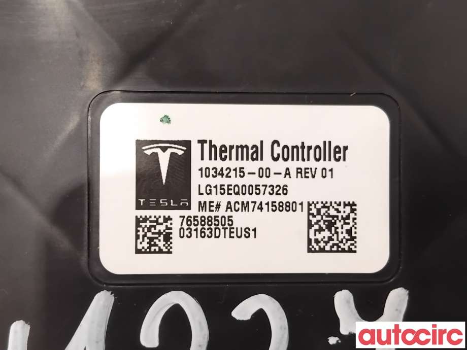 Styreenhet klima/aircondition til Tesla Model S 2013-2016 (Fase 1)  (TESLA|1034215-00-A|)