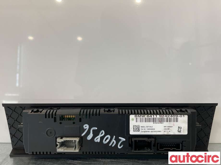 Varmeapparat betjening til BMW 3-Serie 2005-2011 (E90/E91/E92/E93) (E90/E91/E92/E93) (BMW|64119292262|64119242409)