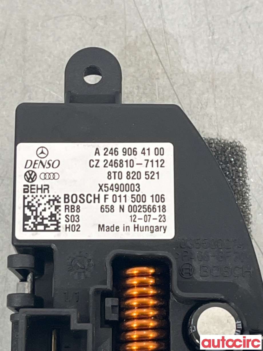 Varmeapparat motstand til Audi A4 2007-2014 (Type IV) (B8) (B8) (AUDI|8T0820521G||8T0820521)