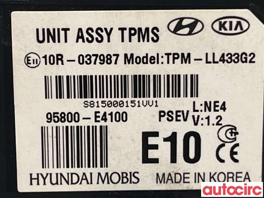 Styreenhet diverse til Kia Soul 2014-2019 (Type II)  (KIA|95800E4100)