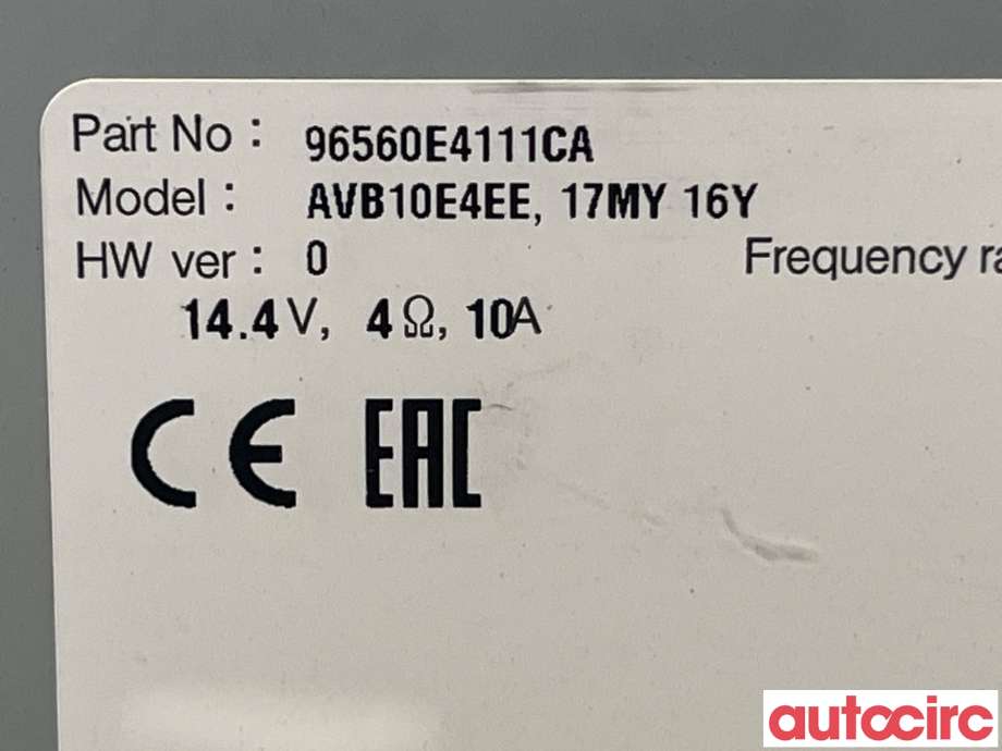 Bilstereo navigasjon til Kia Soul 2014-2019 (Type II)  (KIA|96560E4111CA|)