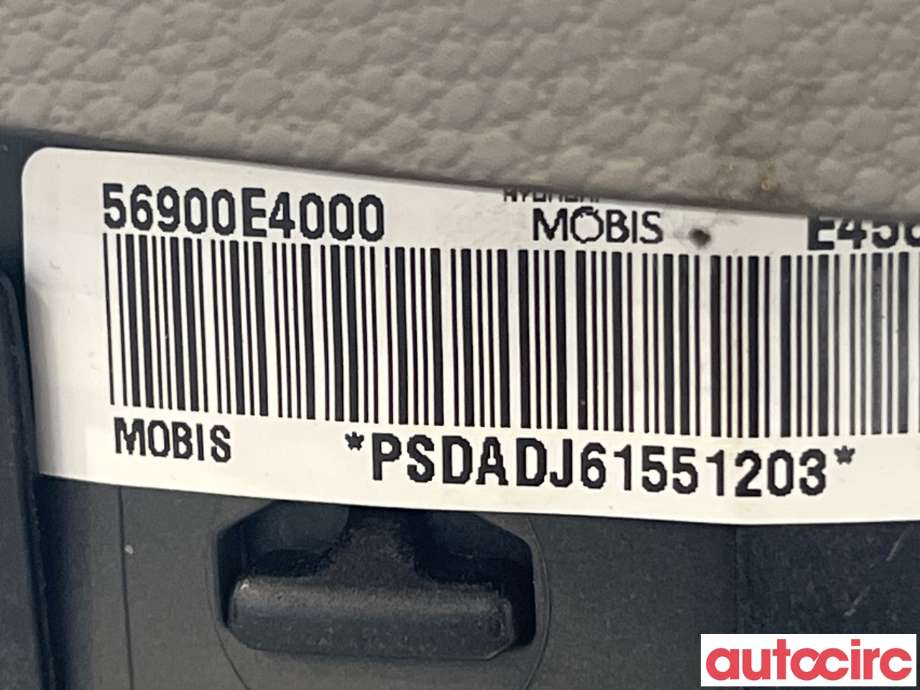 Airbag rattpute til Kia Soul 2014-2019 (Type II)  (KIA|56900E4000)
