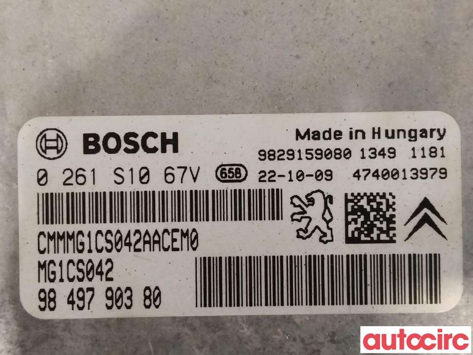 Styreenhet motor til Peugeot 308 2021-->> (Type III) (PEUGEOT|1680444280|9849790380)