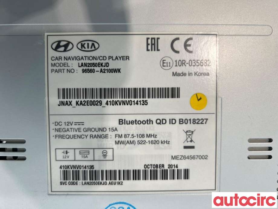 Bilstereo til Kia Cee