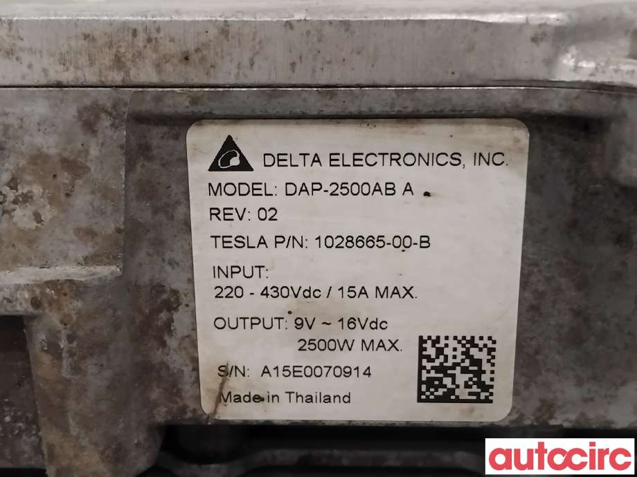 DCDC converter hybrid til Tesla Model S 2013-2016 (Fase 1)  (TESLA|1028665-00-B|DAP-2500ABA)