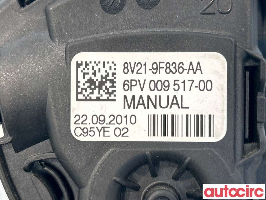 Pedal gass til Ford Fiesta 2008-2012 (Type VI, Fase 1)  (FORD|2120072||8V21-9F836-AA)