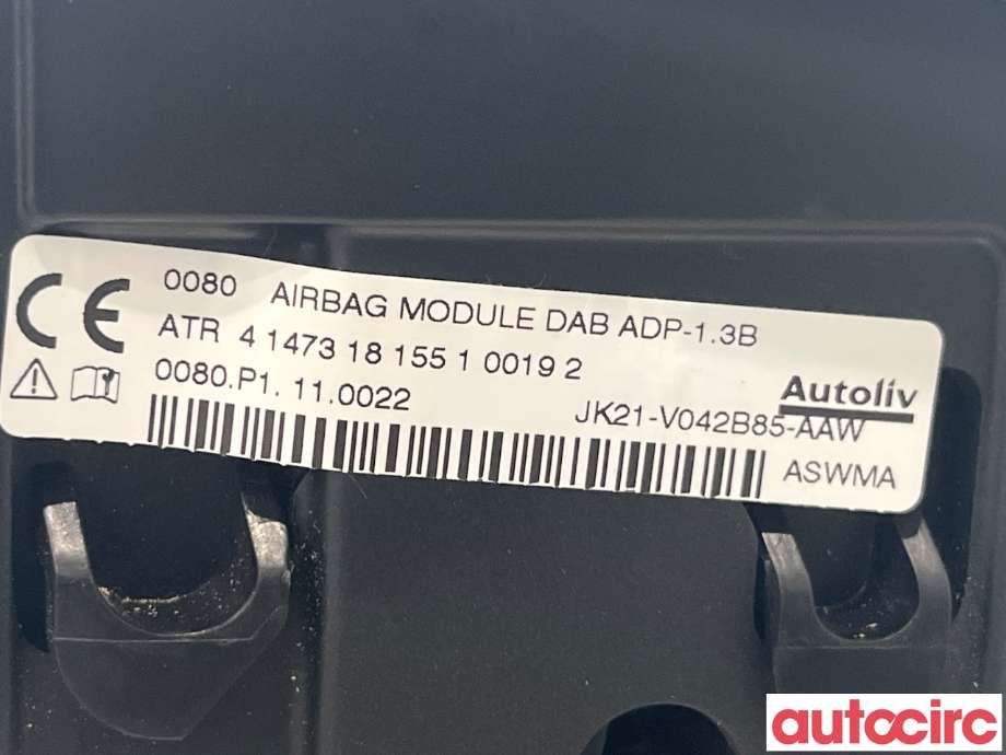 Airbag rattpute til Ford Transit Custom 2013-2023 (Type I)  (FORD|2507805||JK21-V042B85-AAW)