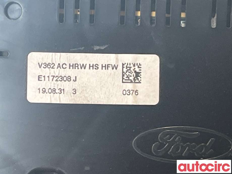 Varmeapparat betjening til Ford Transit Custom 2013-2023 (Type I)  (FORD|2473887|)