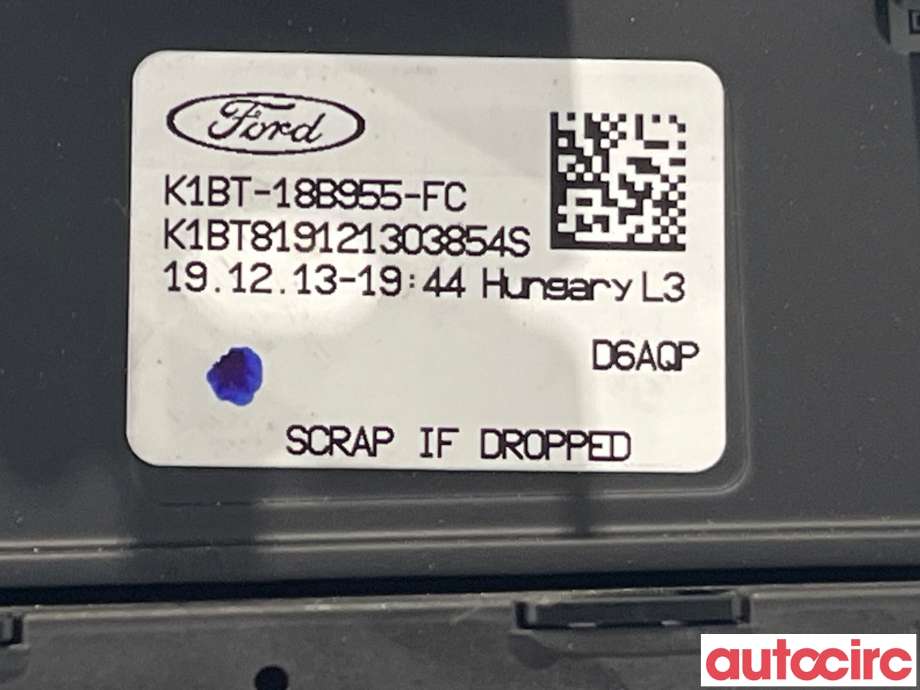 Instrument kjørecomputer til Ford Transit Custom 2013-2023 (Type I)  (FORD|2659234||K1BT-18B955-FC)