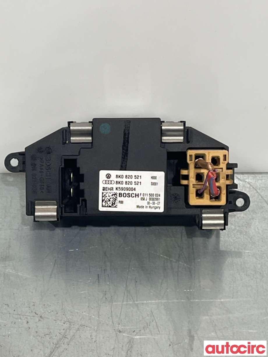 Varmeapparat motstand til Audi A4 2007-2014 (Type IV) (B8) (B8) (AUDI|8K0820521B|F011500024|8K0820521)