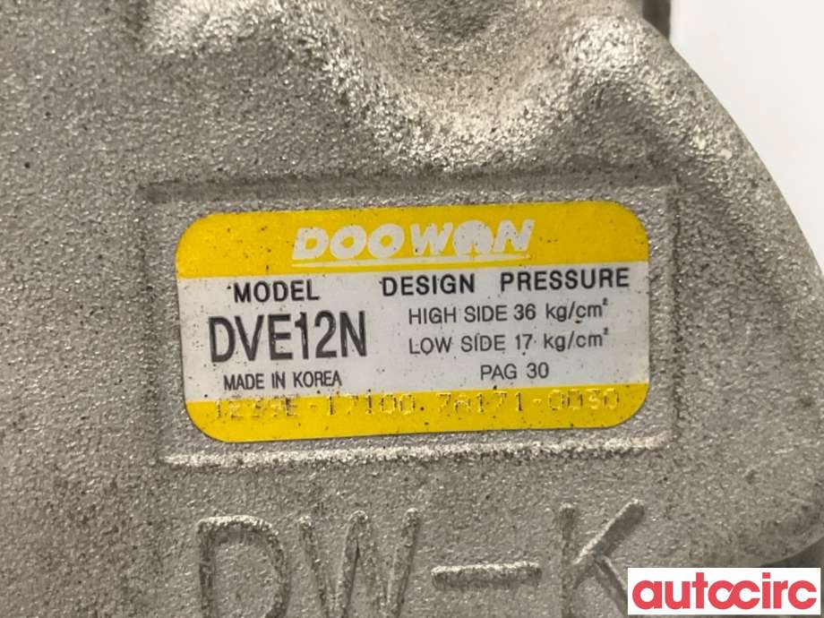 Aircondition kompressor til Kia Rio 2017-->> Type IV  (KIA|97701H8400|DVE12N|)