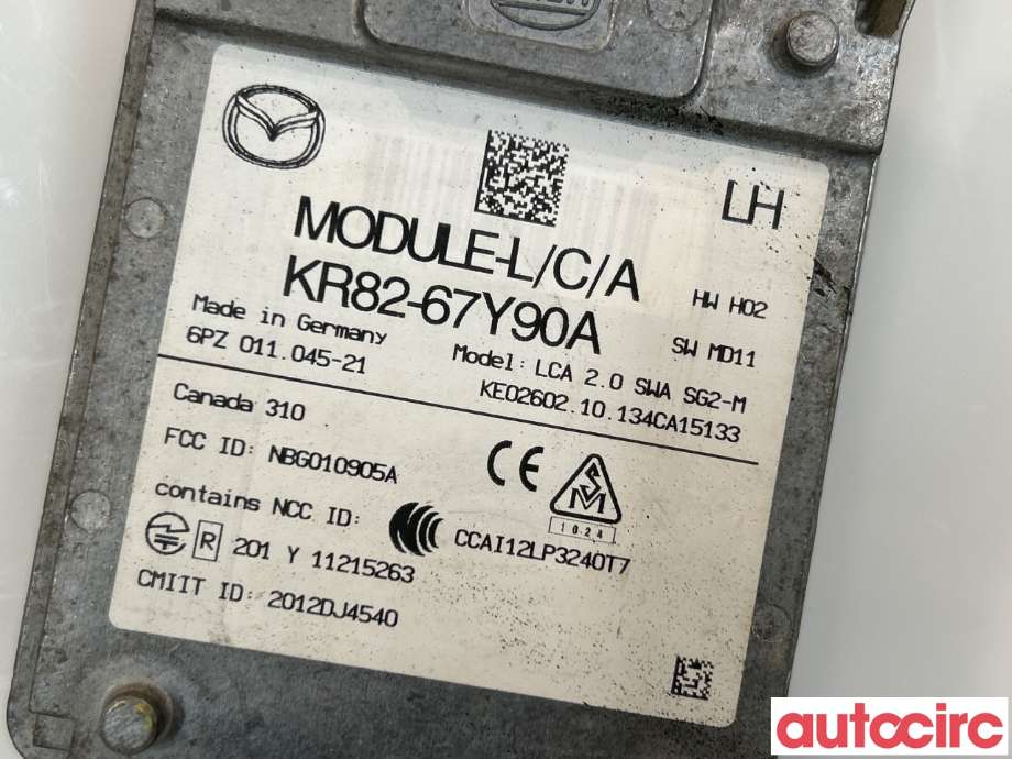 Sensor radar til Mazda CX-5 2012-2017 (Type I)  (MAZDA|KR82-67-Y90B||KR82-67Y90A)