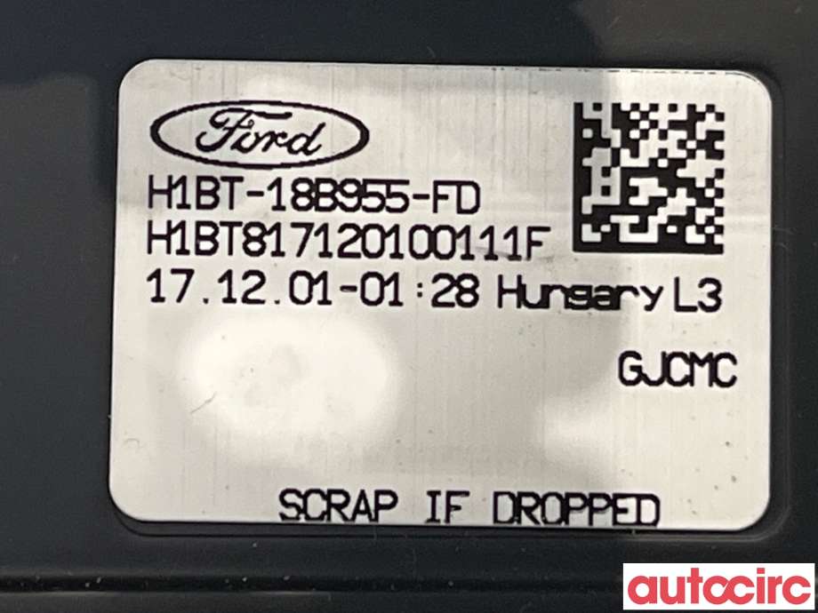 Multimedia display (MCU - Media Controller Unit) til Ford Fiesta 2017-->> (Type VII)  (FORD|2303604)