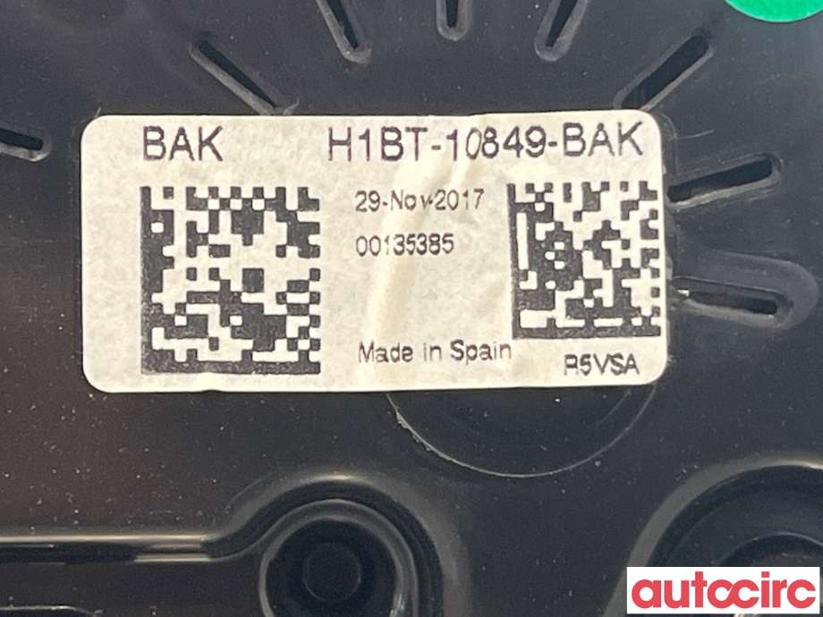 Instrumentpanel til Ford Fiesta 2017-->> (Type VII)  (FORD|2552104||H1BT-10849-BAK)
