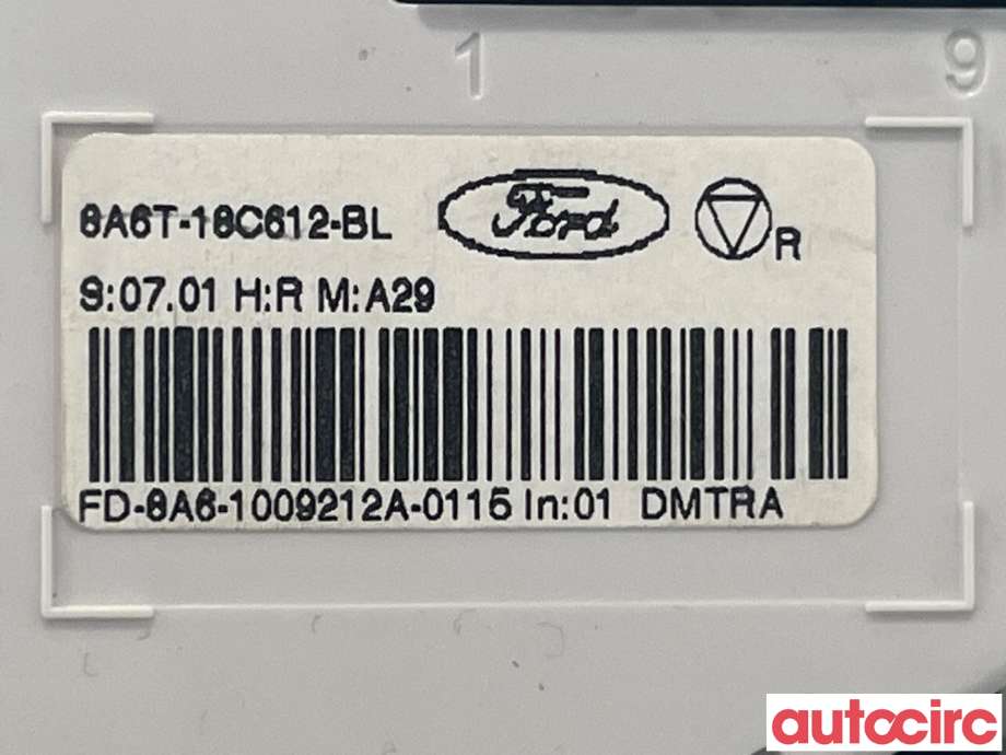 Varmeapparat betjening til Ford Fiesta 2008-2012 (Type VI, Fase 1)  (FORD|1760510)