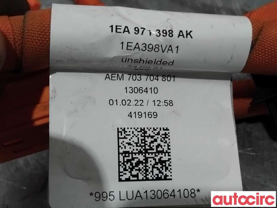 Kabel høy volt (HV) hybrid til Škoda Enyaq 2021-->>  (SKODA|1EA971398AK||1EA971398AQ)