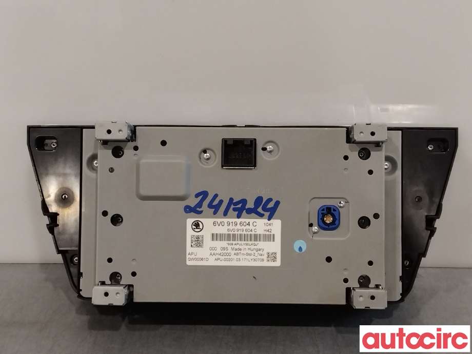 Bilstereo til Škoda Fabia 2014-2021 (Type III) (SKODA|6V0919604C)