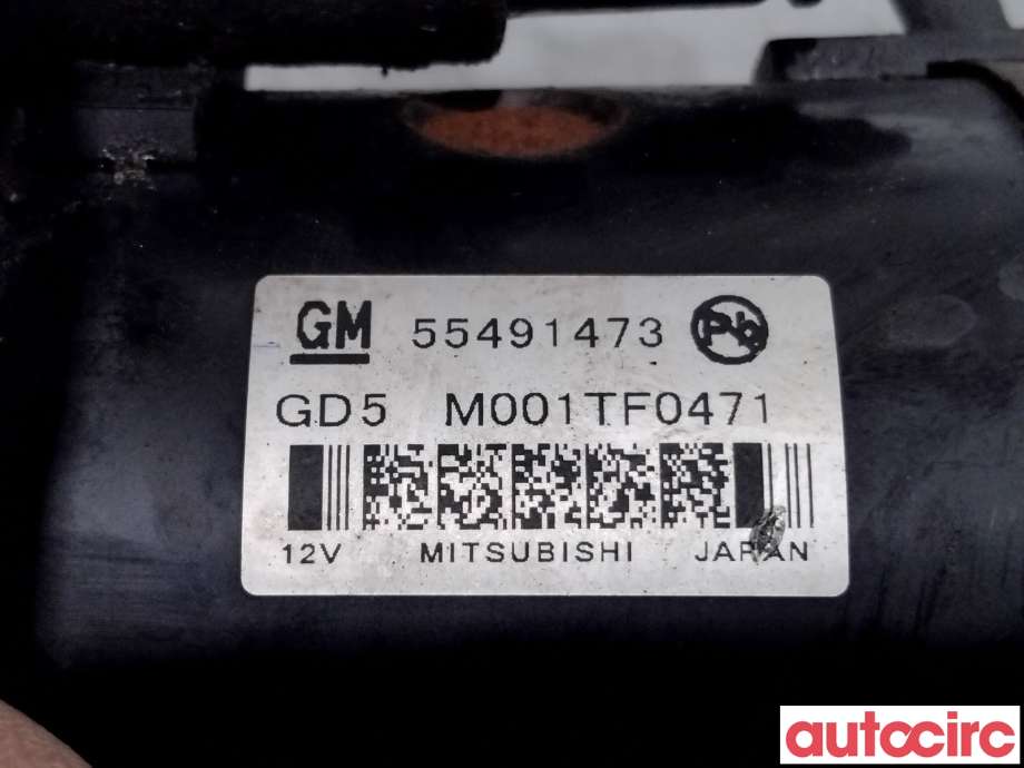 Starter diesel til Opel Astra K 2015-->>  (OPEL|95521372|M001TF0471|95525761)