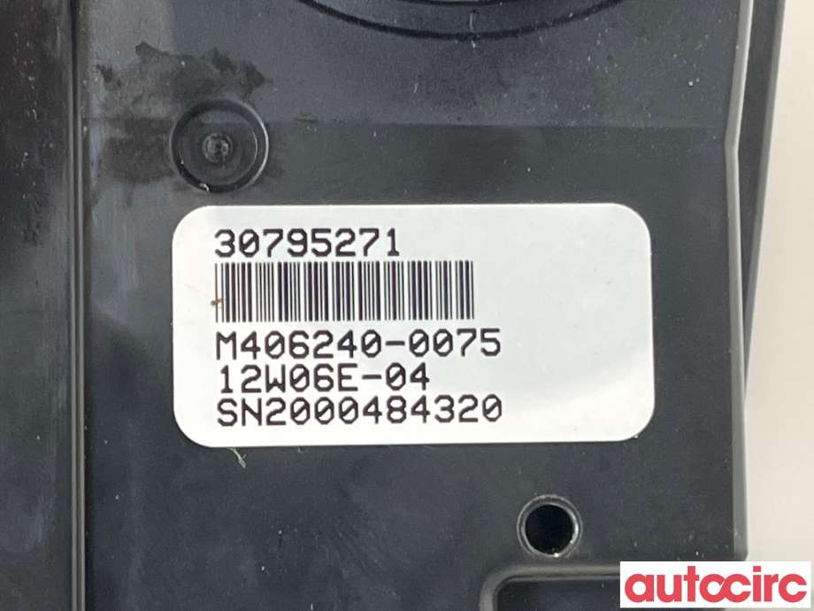 Varmeapparat betjening til Volvo V70 2007-2013 (Type III, Fase 1)  (VOLVO|30795271)