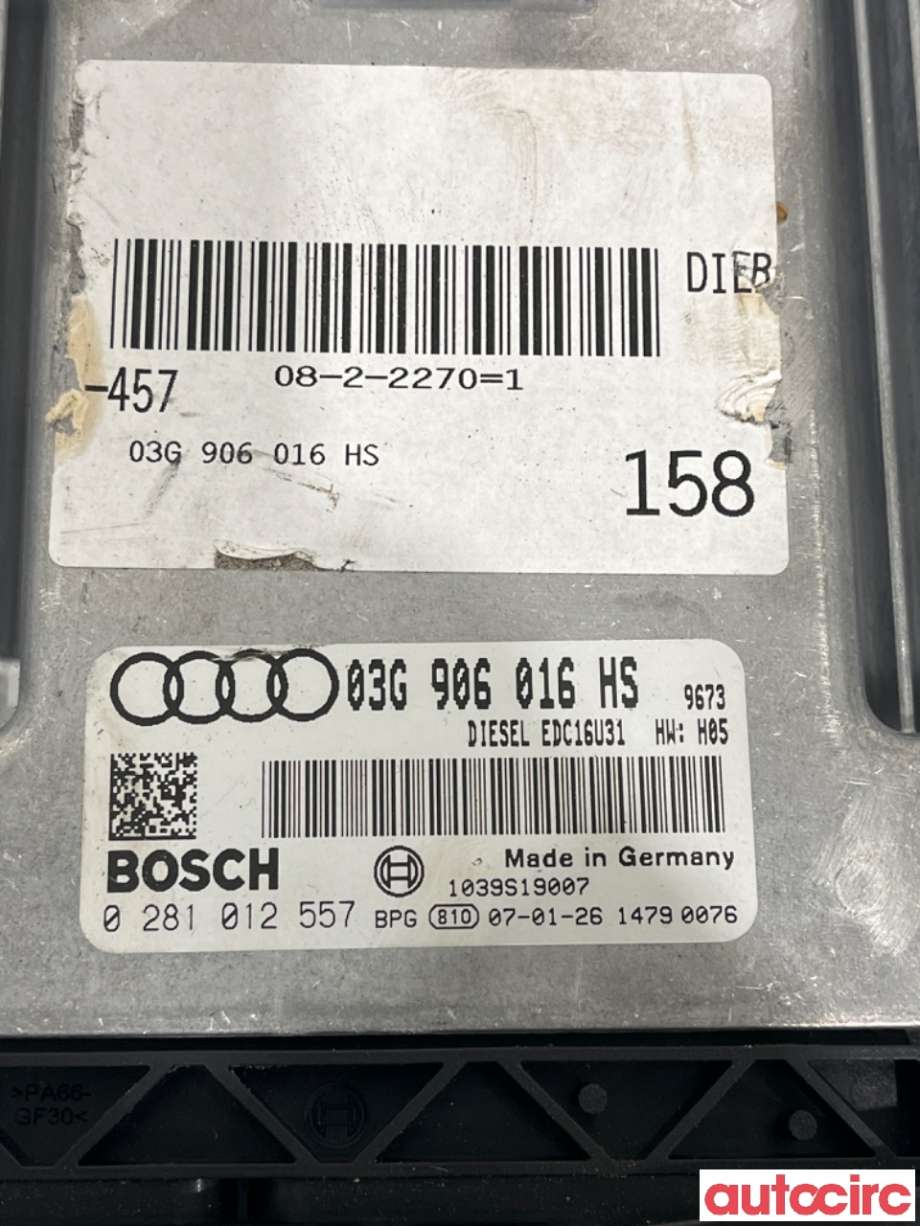 Styreenhet motor til Audi A6 2005-2008 (Type III, Fase 1) (C6) (C6) (AUDI|03G997017PX||03G906016HS)