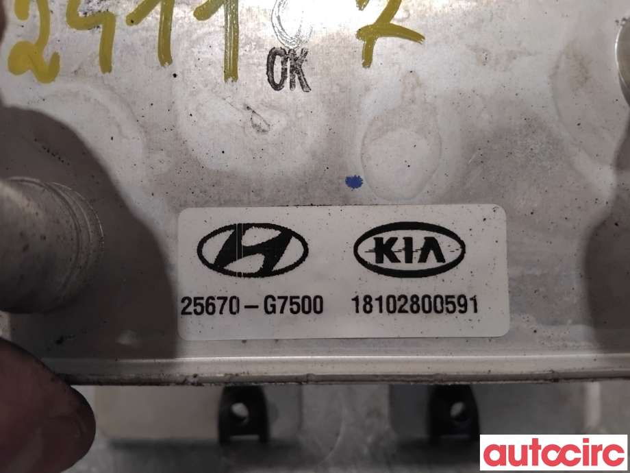 Varmeapparat diverse til Hyundai Ioniq Electric 2019-->> (Fase 2) (HYUNDAI|25671G7500||25670-G7500)