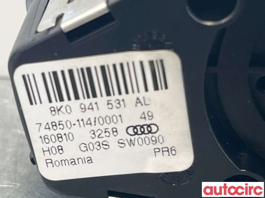 Bryter lys til Audi A5 2007-2016 (Type I) (AUDI|8K0941531AS|74850-114|8K0941531AL)