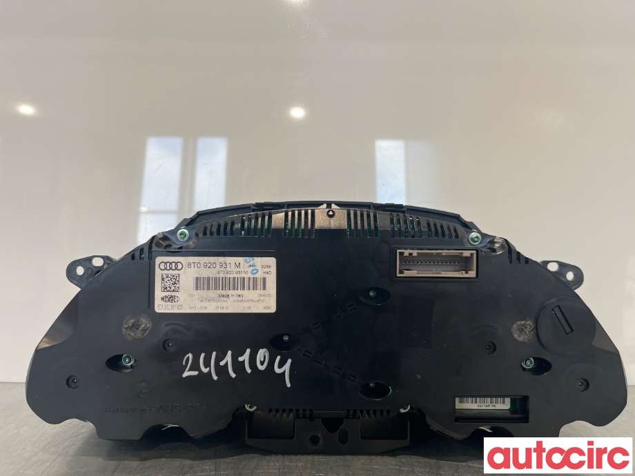 Instrumentpanel til Audi A5 2007-2016 (Type I)  (AUDI|8T0920931M)