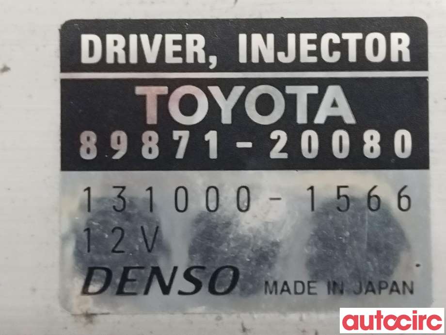 Styreenhet drivstoffpumpe til Toyota Avensis 2009-2015 (Type III, Fase 1) (TOYOTA|8987120080|131000-1566|89871-20080)