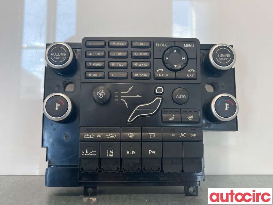 Varmeapparat betjening til Volvo V70 2007-2013 (Type III, Fase 1) (VOLVO|30782903)