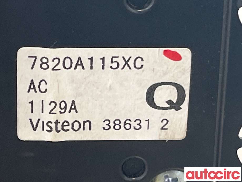 Varmeapparat betjening til Mitsubishi ASX 2010-2019 (MITSUBISHI|7820A115XC)