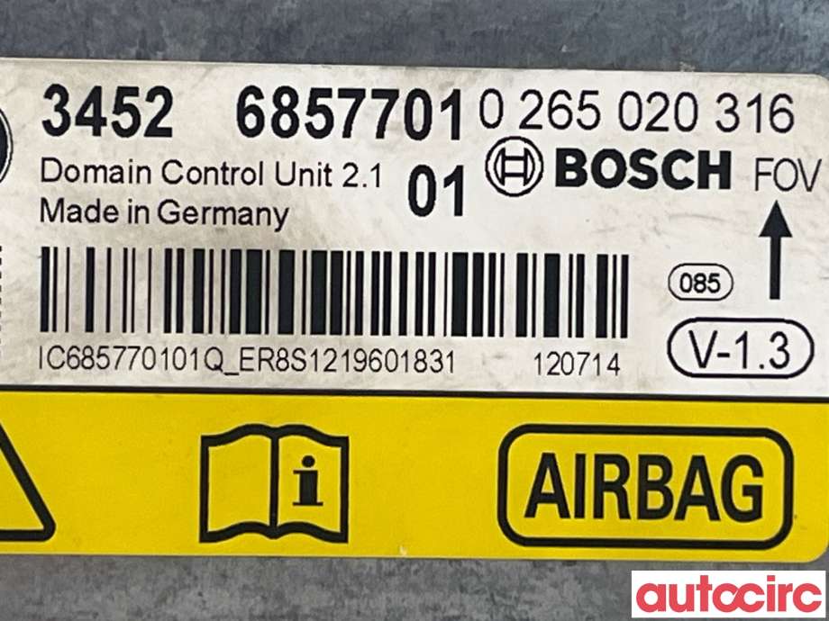 Airbag elektronikk til BMW 3-Serie 2012-2018 (F30/F31/F34) (F30/F31/F34) (BMW|34526863433)