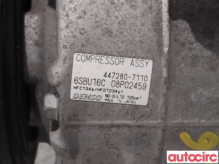 Aircondition kompressor til Mercedes B-Klasse 2011-2018 (W246) (W246) (MERCEDES|A0038304660|447280-7110)