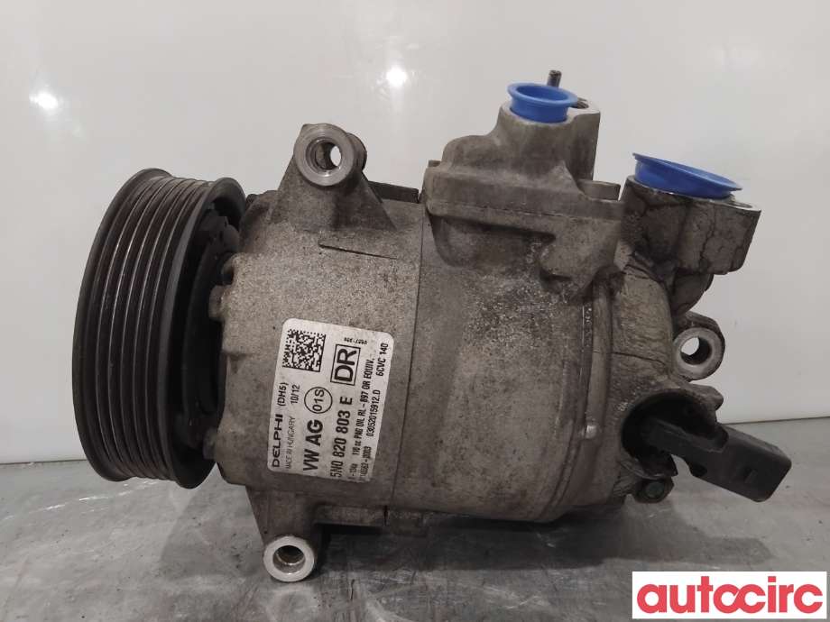 Aircondition kompressor til VW Tiguan 2011-2016 (Type I, Fase 2)  (VOLKSWAGEN|5K0820803X|6CVC140|1K0820808F)