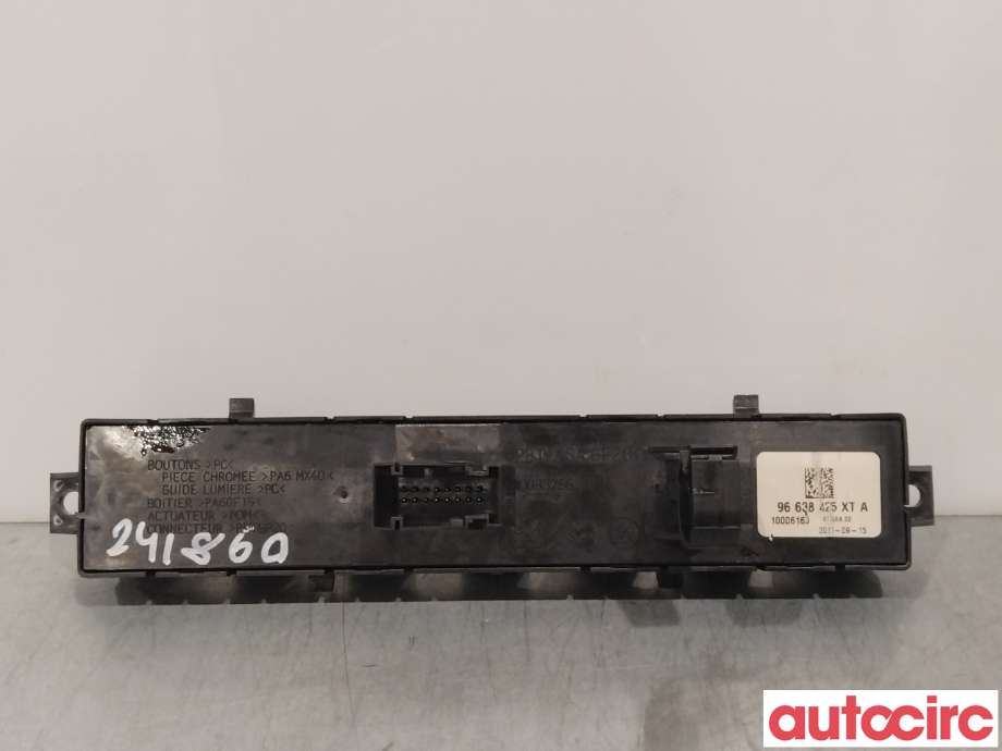 Bryter diverse til Peugeot 3008 2009-2016 (Type I)  (PEUGEOT|98070048ZD|6490W7|96638425XT)