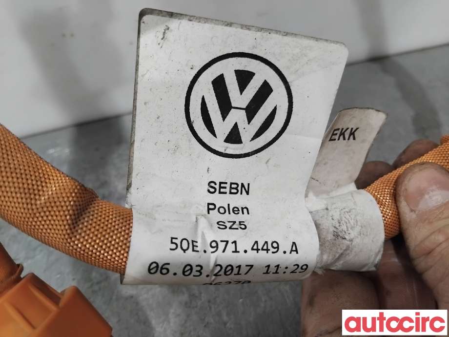 Kabel høy volt (HV) hybrid til VW e-Golf 2017-2020 (Fase 2)  (VOLKSWAGEN|5QE971449A|)