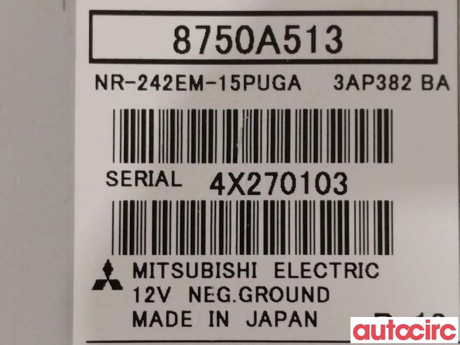 Bilstereo navigasjon til Peugeot 4008 2012-2017  (PEUGEOT|1613357080|8750A513)