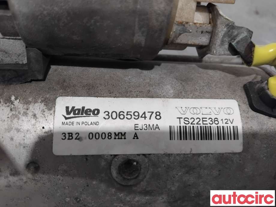 Starter diesel til Volvo V70 2007-2013 (Type III, Fase 1)  (VOLVO|36051780|TS22E36|30659478)