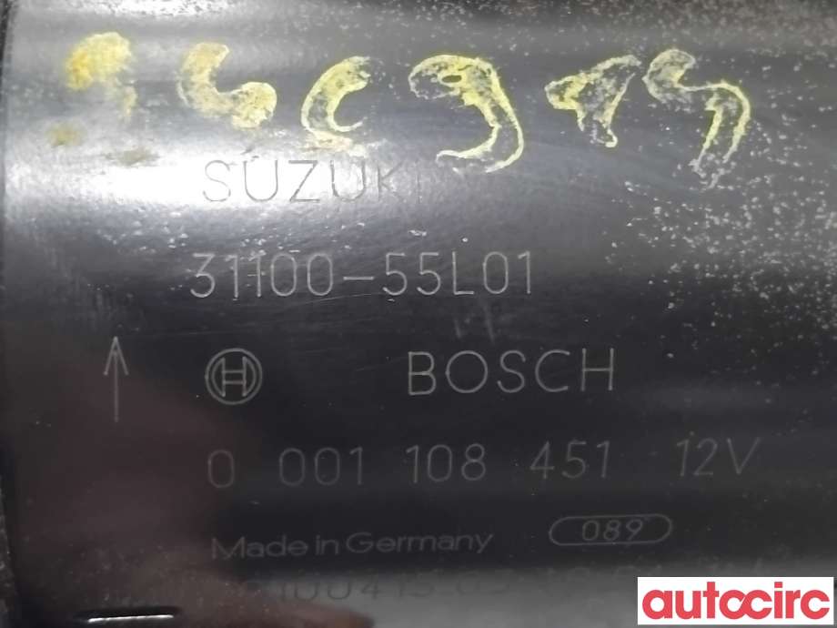 Starter diesel til Suzuki SX4 2009-2013 (Type I, Fase 2)  (SUZUKI|31100-55L01|0001108451)