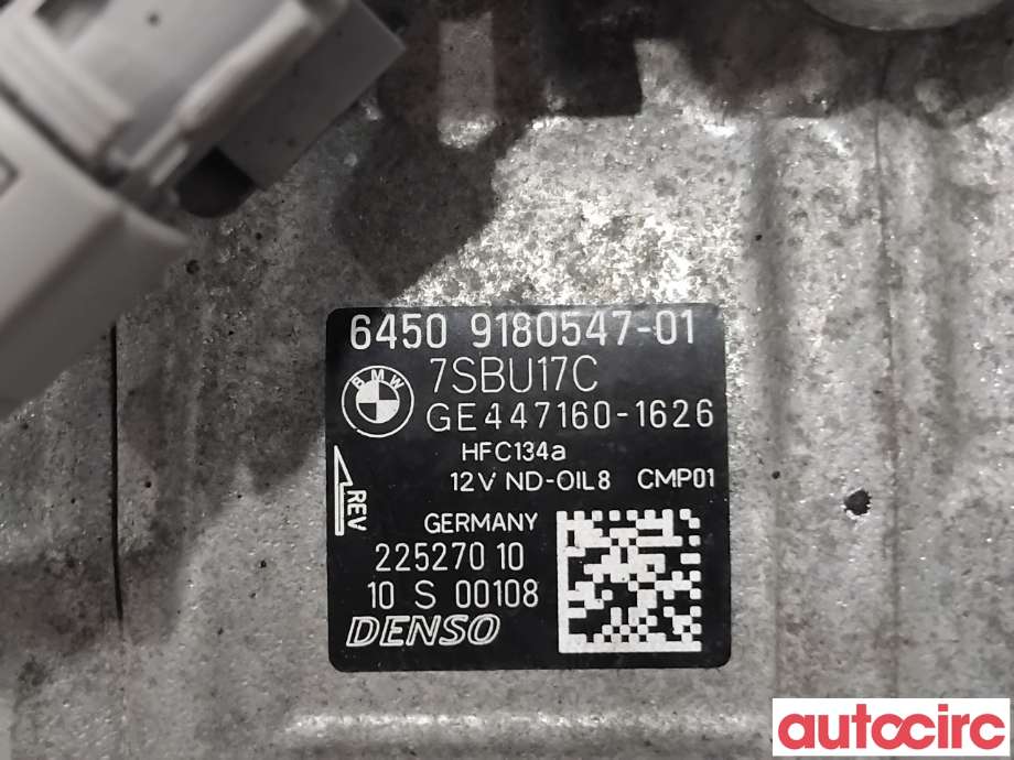 Aircondition kompressor til BMW 5-Serie 2003-2010 (E60/E61) (E60/E61) (BMW|64509180547|447160-1626)