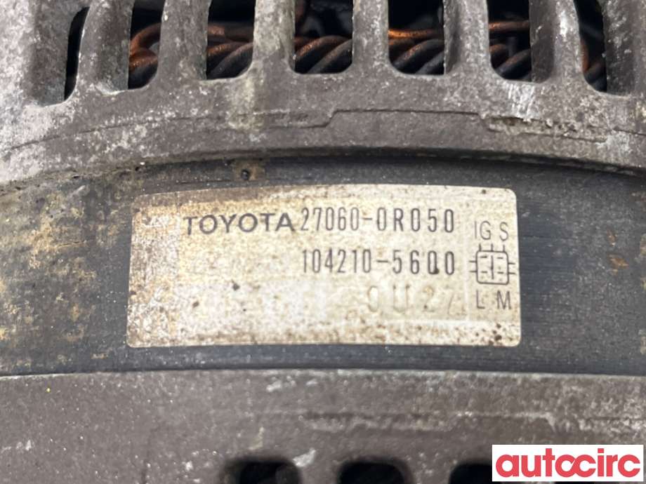 Dynamo til Toyota Corolla 2007-2013  (TOYOTA|270600R050|104210-5600|27060-0R050)