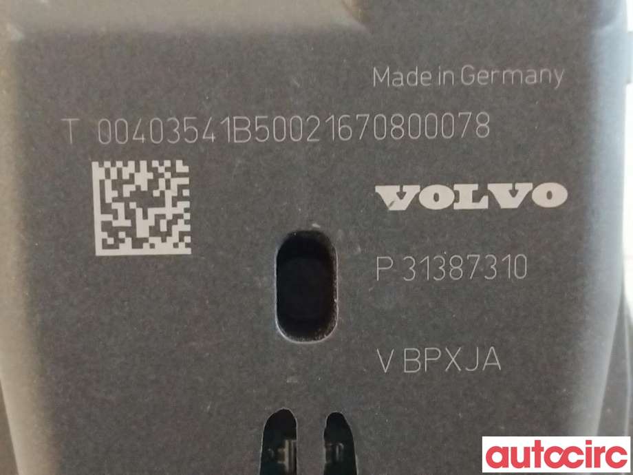 Sensor radar til Volvo XC60 2014-2017 (Type I, Fase 2)  (VOLVO|31387310)