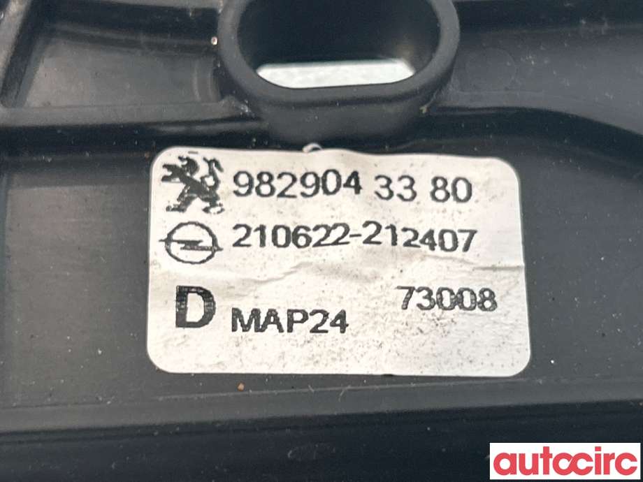 Ruteheis høyre foran til Peugeot 208 2019-->> (Type II)  (PEUGEOT|9829043380)