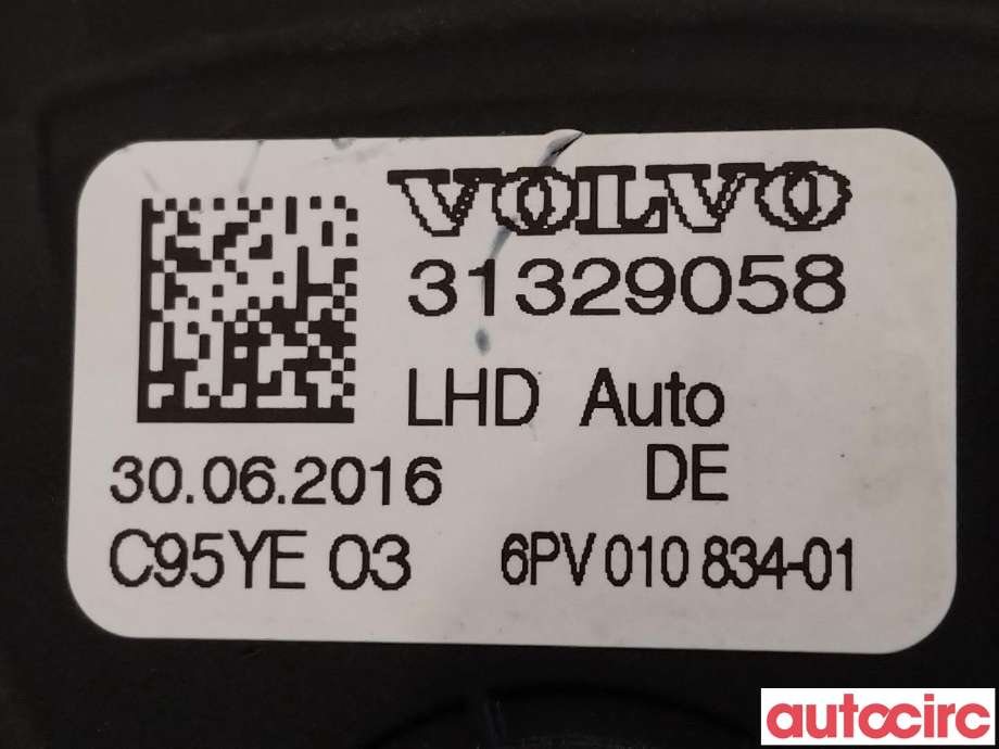 Pedal gass til Volvo XC60 2014-2017 (Type I, Fase 2)  (VOLVO|31329058)