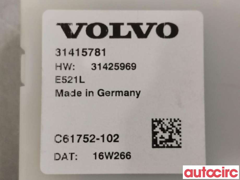 Styreenhet elektrisk bakluke til Volvo XC60 2014-2017 (Type I, Fase 2)  (VOLVO|31415781)