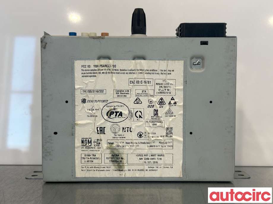 Bilstereo til Citroën Jumpy 2016-->> (Type III)  (CITROEN|1623807180|9822730380)