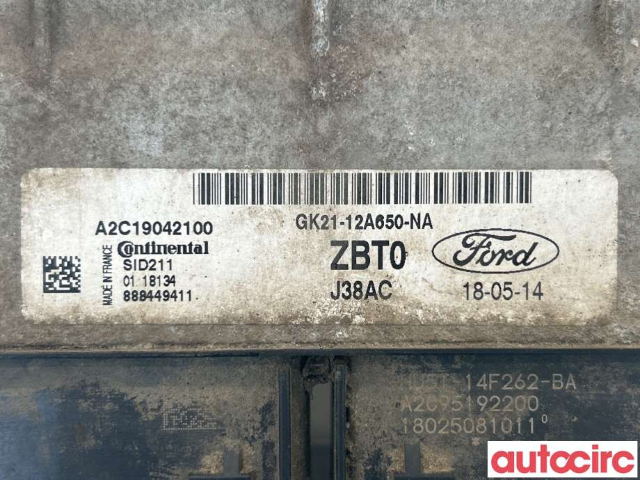 Styreenhet motor til Ford Transit Custom 2013-2023 (Type I)  (FORD|2076579|A2C19042100|GK21-12A650-NA)