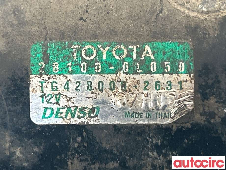 Starter diesel til Toyota Hilux 2006-2011  (TOYOTA|281000L050|428000-2631|28100-0L050)